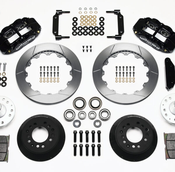 Wilwood Narrow Superlite 6R Front Hub Kit 12.88in 1968-1969 Mustang Disc Spindle