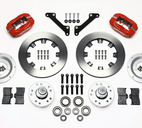 Wilwood Forged Dynalite Front Kit 12.19in Drilled Red 70-78 Camaro
