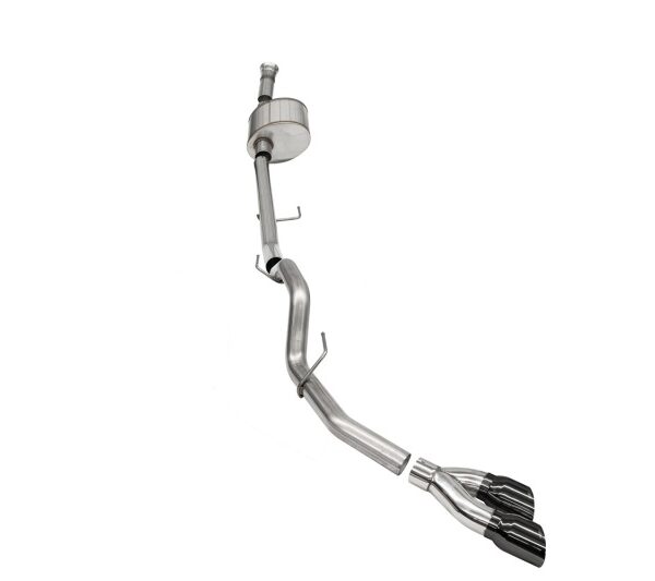 Corsa 2021-2024 Ford F-150 Regular Cab/ 8in Bed 5.0L V8 Xtreme Cat-Back Single Side Exit-Black PVD