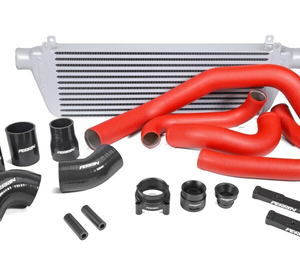 Perrin 22-23 Subaru WRX Front Mount Intercooler Kit (Red Tubes & Silver Core)