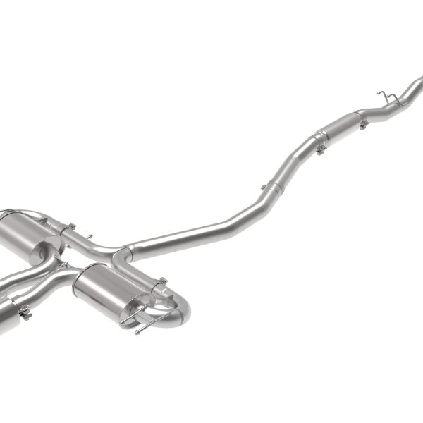 aFe Takeda 3in 304 SS Cat-Back Exhaust System w/Polished Tips 17-21 Honda Civic Sport L4-1.5L (t)