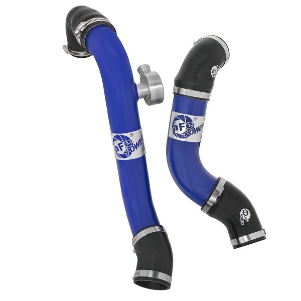 aFe Bladerunner Intercoolers Tube - Blue Hot/Cold Side 15-16 Ford Mustang EcoBoost L4-2.3L (t)