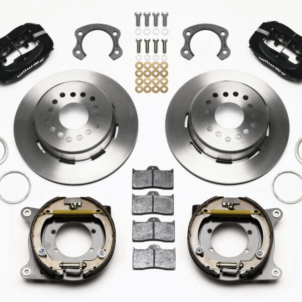 Wilwood Forged Dynalite P/S Park Brake Kit Ford 8.8 Special w/2.50in Offset-5 Lug