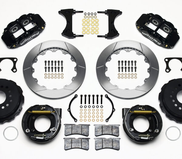 Wilwood Narrow Superlite 4R Rear P-Brk Kit 12.88in Big Ford Old Style 2.36in Offset