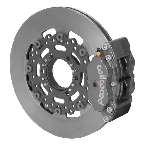 Wilwood Billet Narrow Dynalite Radial Mount Rear Inboard Sprint Kit 12.19in Plain Face Iron Rotor