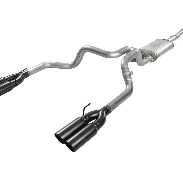 aFe Vulcan Series 3in 304 SS Exhaust Cat-Back w/ Black Tips 2019 GM Silverado/Sierra 1500 V8-5.3L