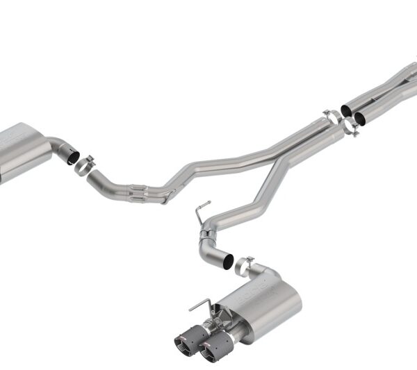 Borla 2018 Ford Mustang GT 5.0L AT/MT 3in Atak Catback Exhaust w/ Valves (Carbon Fiber Tip)