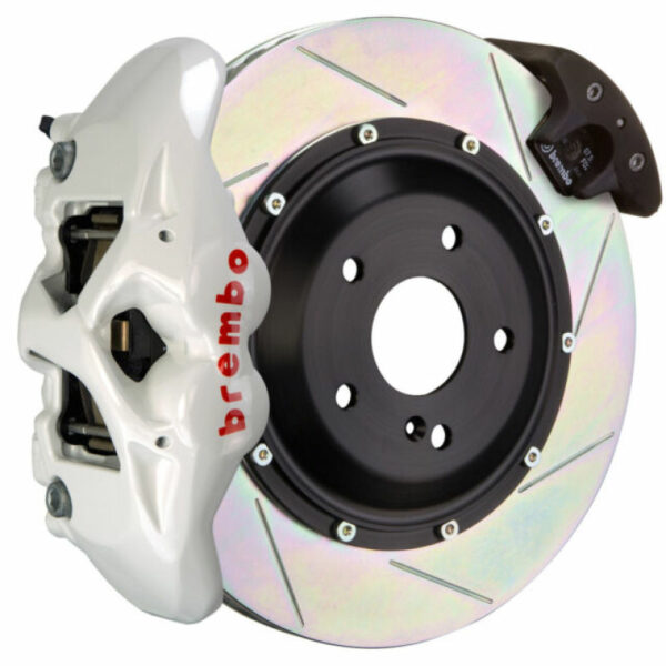 Brembo 19+ 330i Front GT BBK 6 Piston Cast 380x34 2pc Rotor Slotted Type3-White