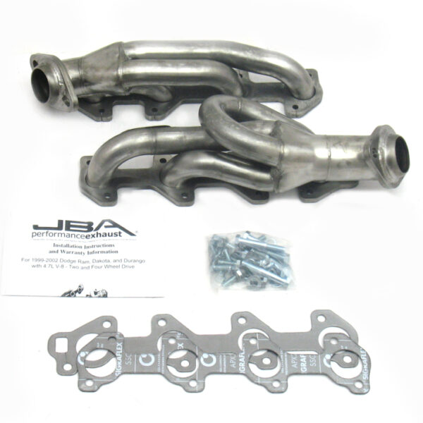 JBA 04-07 Dodge Dakota 4.7L PowerTech 1-1/2in Primary Raw 409SS Cat4Ward Header