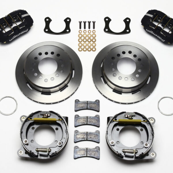 Wilwood Dynapro Low-Profile 11.00in P-Brake Kit New Big Ford 2.50in Off Staggerd Mount