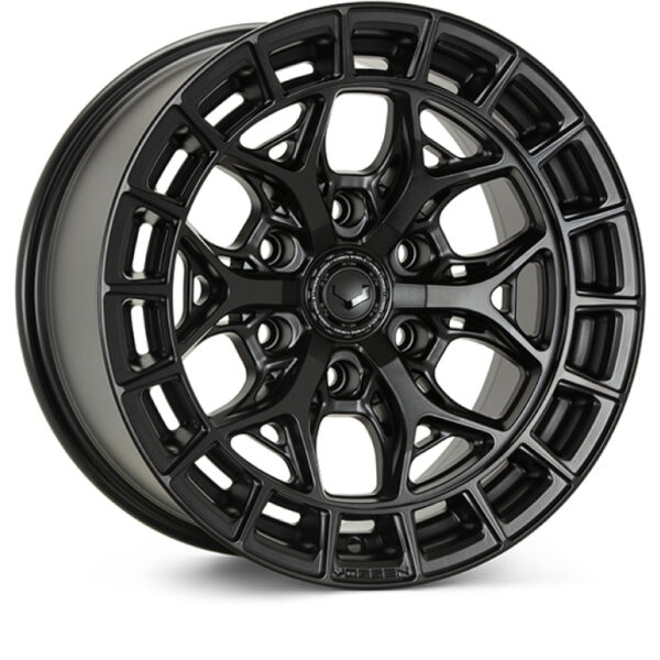 Vossen HFX-1 22x9.5 / 6x139.7 BP / ET20 / 106.1 CB / Deep - Satin Black Wheel