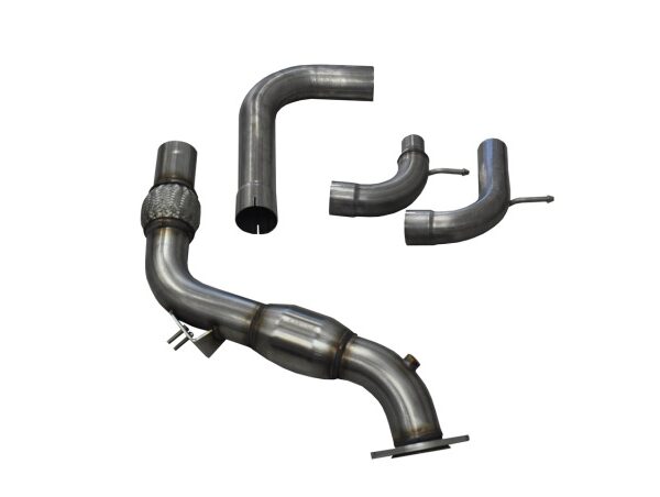 Corsa 2015-2022 Ford Mustang 3in Downpipe with 200 Cell Catalytic Converter