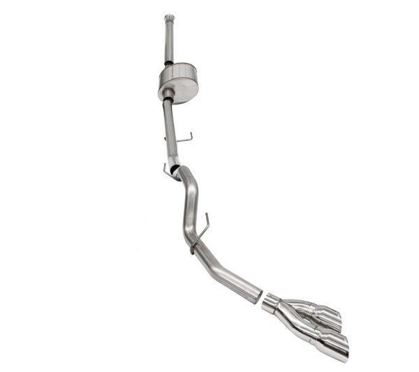 Corsa 2021-2024 Ford F-150 SuperCrew/6.5in Bed 5.0L V8 Xtreme Cat-Back Dual Side Exit-Polished