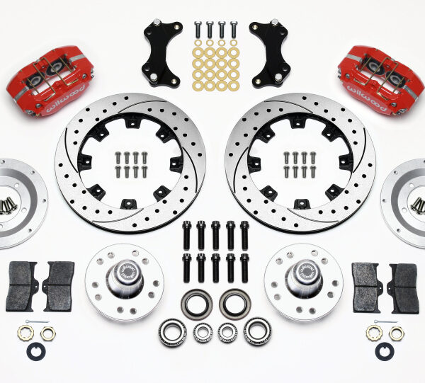 Wilwood Dynapro Dust-Boot Front Kit 12.19in Drilled-Red WWE ProSpindle