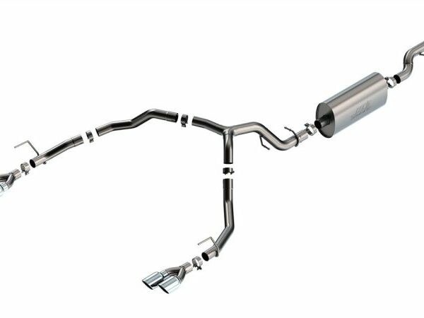 Borla 21-22 Chevrolet Tahoe 5.3L V8 2/4WD 4DR 3.00in/2.75in Touring Cat-Back Exhaust w/ Chrome Tips