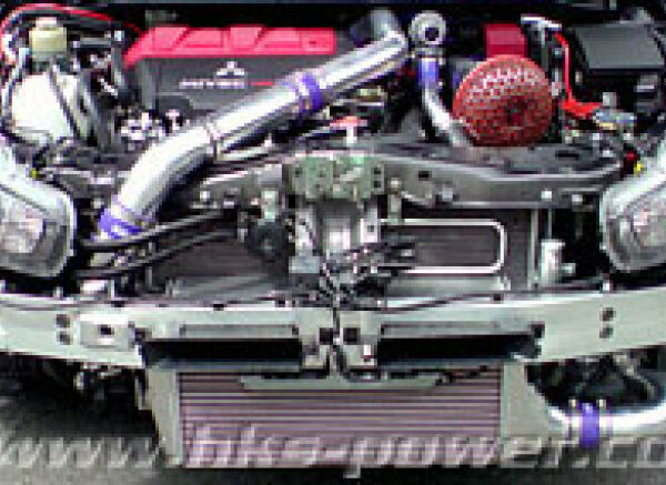 HKS Type-2 Front Mount Intercooler includes Full Piping Kit for 08-10 Mitsubishi Evolution X