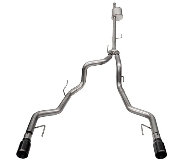 Corsa 2022-2024 2023 Ford F-150 SuperCrew/5.5ft Bed 5.0L V8 Sport Cat-Back Dual Rear Exit-Black PVD