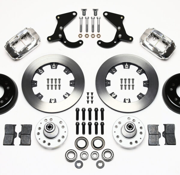 Wilwood Forged Dynalite Front Kit 12.19in Polished 55-57 Chevy