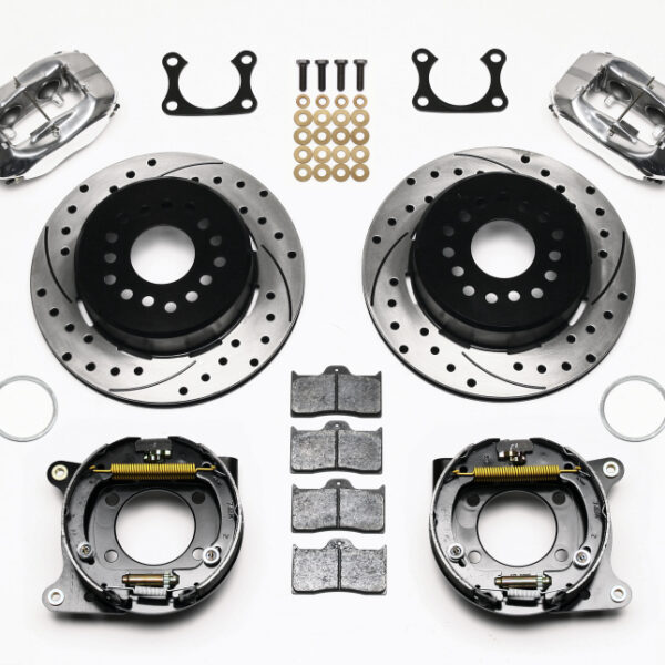 Wilwood Forged Dynalite P/S P-B Kit Drilled Polished Big Ford 2.36in Offset
