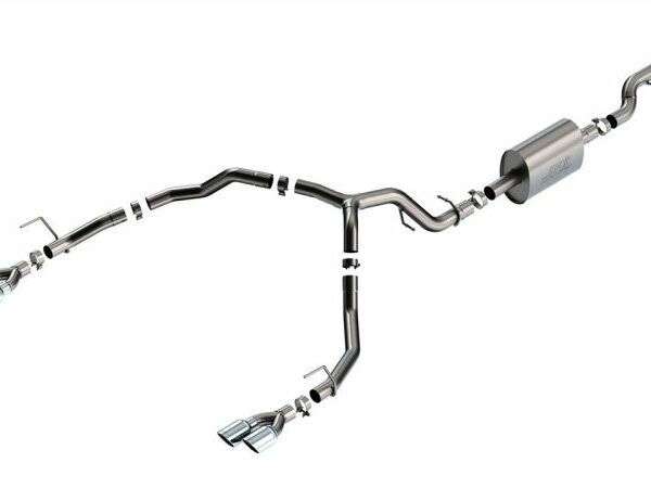 Borla 21-22 Chevrolet Tahoe 5.3L V8 2/4WD 4DR 3in/2.75in S-Type Cat-Back Exhaust w/ Chrome Tips