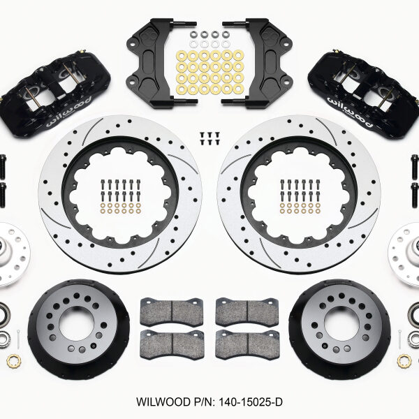 Wilwood AERO6 Front Hub Kit 15.00 Drilled WWE ProSpindle