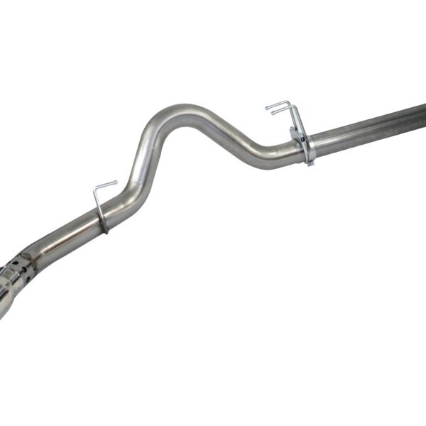 aFe LARGE Bore HD Exhausts DPF-Back SS-409 EXH DB Ford Diesel Trucks 11-12 V8-6.7L (td)