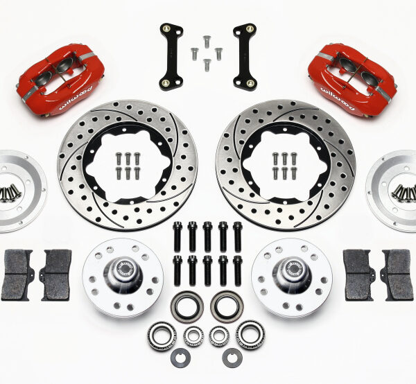 Wilwood Forged Dynalite Front Kit 11.00in Drilled Red 82-92 Camaro//Firebird