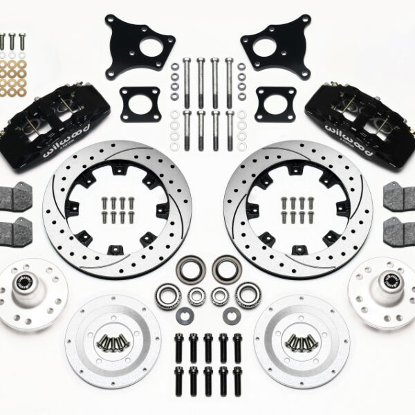 Wilwood Dynapro 6 Front Hub Kit 12.19in Drilled AMC 71-76 OE Disc w/o Bendix Brakes