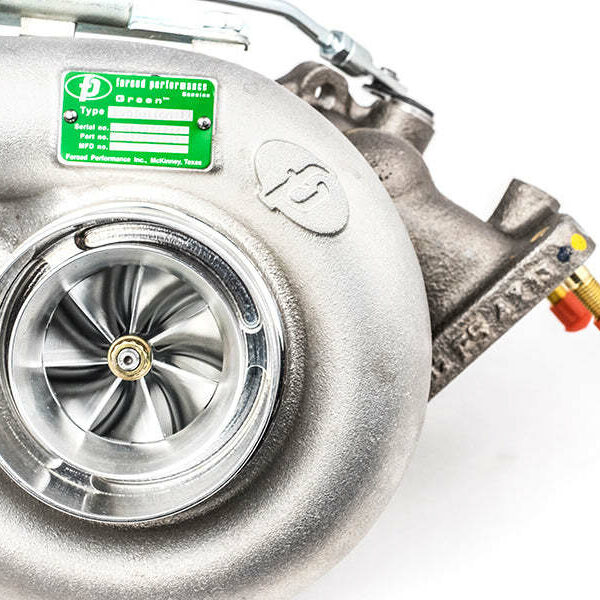 Forced Performance Mitsubishi Evo 9 Green FP54 Turbo BB Black Housing w/18PSI WG (Drop Ship Only)