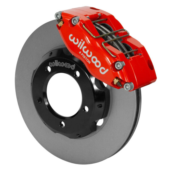 Wilwood Dynapro Radial Front Kit 11in Rotors Red 61-67 Jaguar XKE w/ Lines