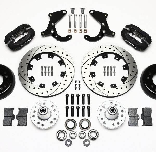 Wilwood Forged Dynalite Front Kit 12.19in Drilled 55-57 Chevy