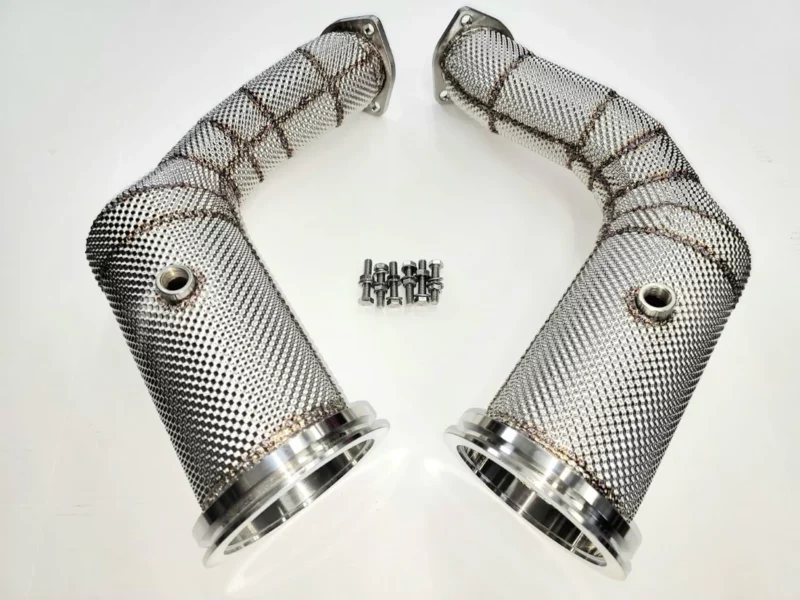 Untd. Performance Catless Downpipe W/Out OPF W/ Heat Shield - Audi SQ8 / RSQ8 - Lamborghini Urus 4.0T