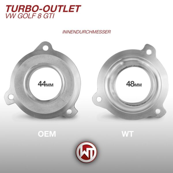 Turbo Outlet for VW Golf 8 GTI