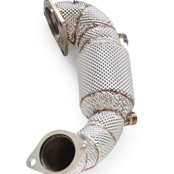 Untd. Performance Catless W/ Heat Shield Exhaust Downpipe - Hyundai i30 N 2017-2023